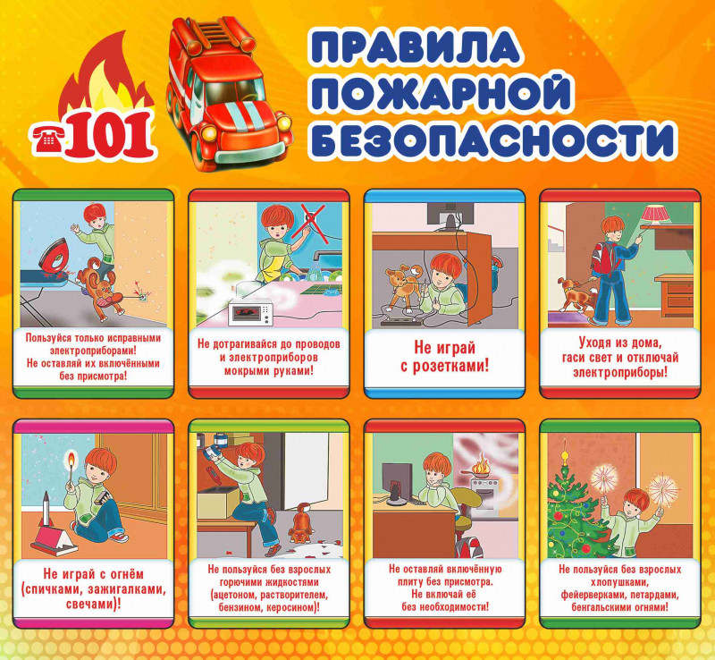 Памятки по пожарной безопасности для родителей и детей.